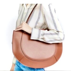 Ulla Johnson Half Moon Mira Shoulder Bag